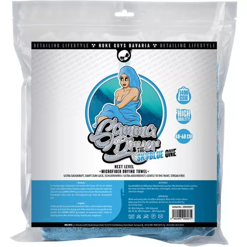 NukeGuys Gamma Dryer XXL Autószárító Törölköző 40x60cm 1400GSM Kék