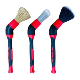   Carmax Premium Detailing Szerelhető Ecsetkészlet Piros 3db 