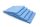 CarZoneShop Laser Polish Blue 40x40 Mikroszálas Kendő csomag 5db 400gsm