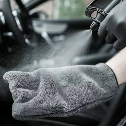 NukeGuys Mikroszálas Detailer Kesztyű Fekete 15x25cm 1000GSM